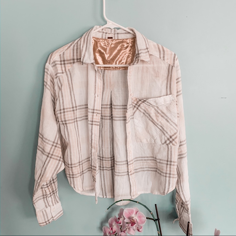 Free People Button-Down Small